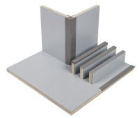 Möbelbauplatte 61,1x122cm, Schichtstoff Pure Graff iti matt, 1/4 Platte