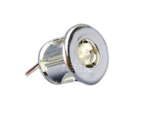 LED 12V, Mini spot encastré chrome 0,06W