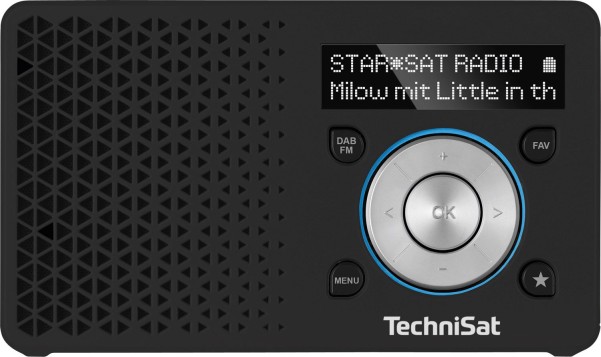 TechniSat DAB+ Digitradio 1 Radio numérique portable avec batterie intégrée noir/argenté