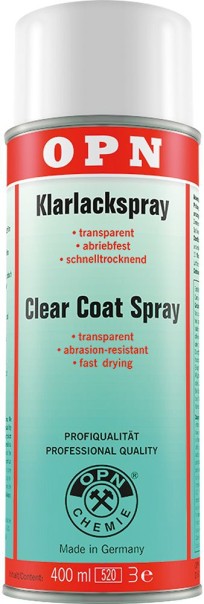 Klarlack Spray transparent