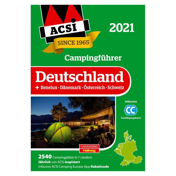 ACSI Campingführer Deutschland + Benelux