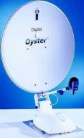 Sat-Anlage Oyster 85 digital CI Ø 85 cm mit Receiv er