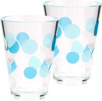 Berger plastic glasses Bubble set of 2 turquoise