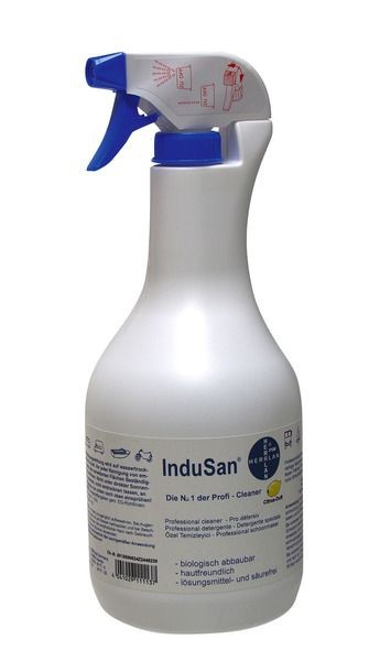 Flacon pulvérisateur de 1000 ml de nettoyant industriel Indusan avec parfum d'agrumes