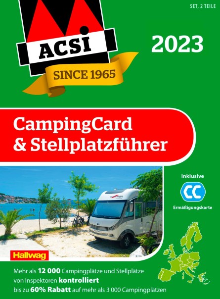 ACSI Camping Card + Stellplatzführer 2023