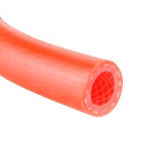 PVC Heisswasserschlauch rot, 10 x 3 mm mit Gewebeeinlage