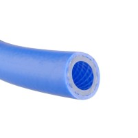 PVC Heisswasserschlauch blau, 10 x 3 mm mit Gewebeeinlag