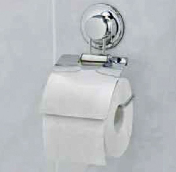 Toilettenpapier-Halter mit Saugnapf, Masse: 13x15cm