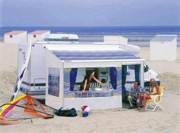 Omnistor Spezial Safari Room VW & andere Vans, 2,6 m Bahama türkis