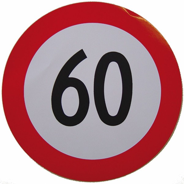 Geschwindigkeits-Begrenzungs-Schild 60 km/h