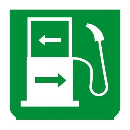 Emblem - Benzintank - Wechsler grün